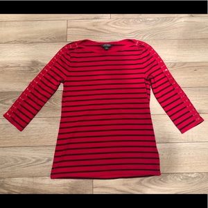 Lauren Ralph Lauren 3/4 Sleeve Top